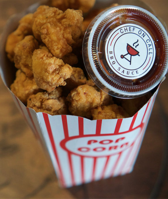 Popcorn Chicken - Bite-sized halal chicken pieces, hand-breaded & fr...
